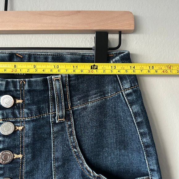 Veronica Beard Arya High Rise Straight Jeans Bright Blue Denim Women's Size 27 - Picture 7 of 9